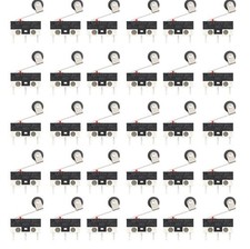 30PCS Micro Limit Switch with Roller Lever 1A 125V AC 3Pin SPDT Arm Snap acti...