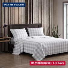 Eddie Bauer - Queen Sheets, Cotton Flannel Bedding Set, Brushed For Extra Softne