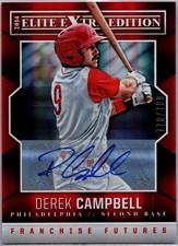2014 Panini Elite #18 Derek Campbell Franchise Futures Signatures #/799