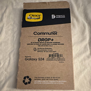OtterBox Commuter Series Drop Protection Hard Case for Samsung Galaxy S24 Pink