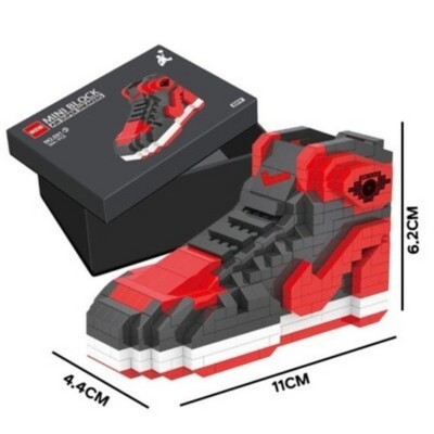 DR Star Mini Block Air Super Sneaker Bausteine (691) 501 Teile, rot 6+ DIY