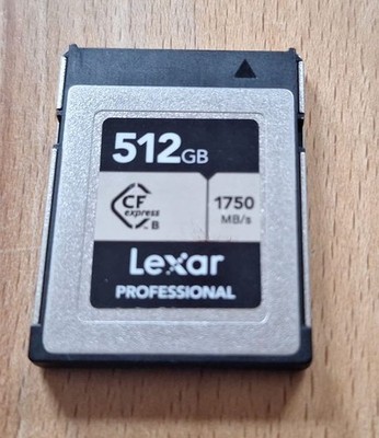 Lexar Professional 512GB CFexpress Typ B   High-Speed (Optional im Profi-Set)