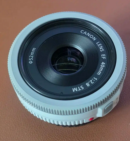 Canon EF 40mm F2.8 STM Pancake AF Camera Lens Good White | eBay