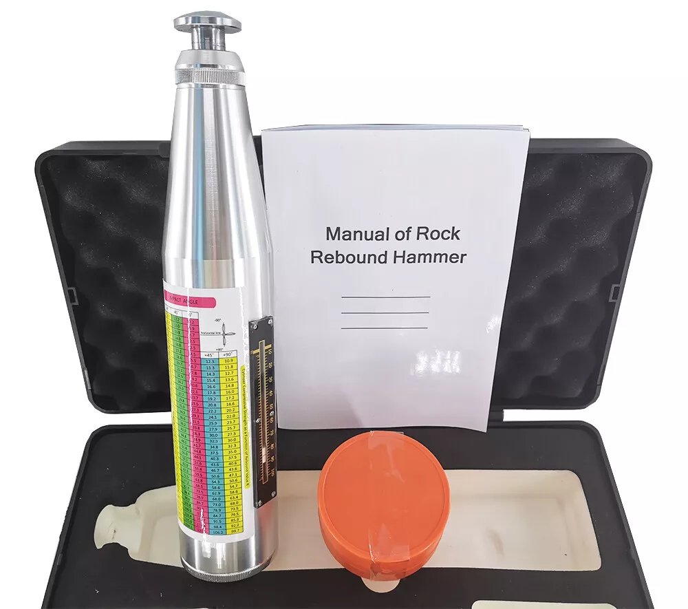 Rock Rebound Test Hammer Tools 50-194 N/mm2 Compressive Strength NDT Tester