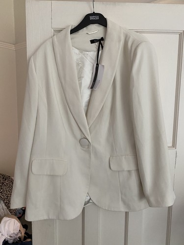 Ladies cream jacket size 24 Evans BNWT 