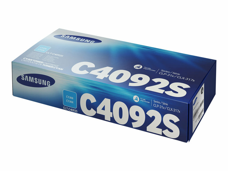 Cartouche de toner CLT-C4092S Samsung cyan conçue pour les dossiers administratifs