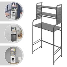 3-tier Space Saving Over The Toilet Storage Rack Above Washer Bathroom Organizer
