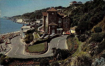 Ventnor Isle of Wight Great Britain AK 1976 The Cascade and Esplanade Totale