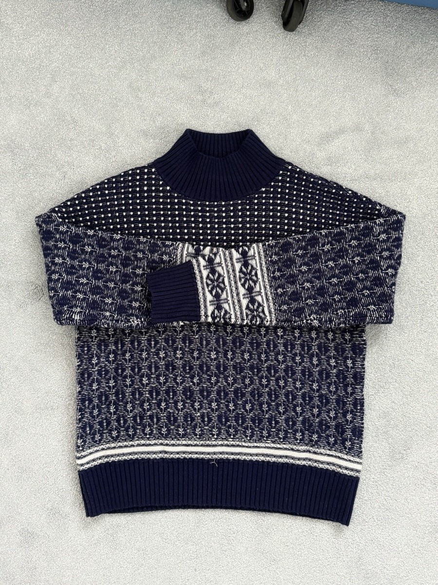 Fair Isle Cos White Jumper COS Women's Fair Isle Wool Blend Jumper