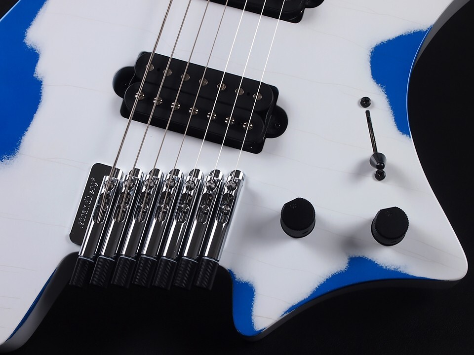 strandberg Master Artist Series #9 Boden J7 White over Cobalt Blue