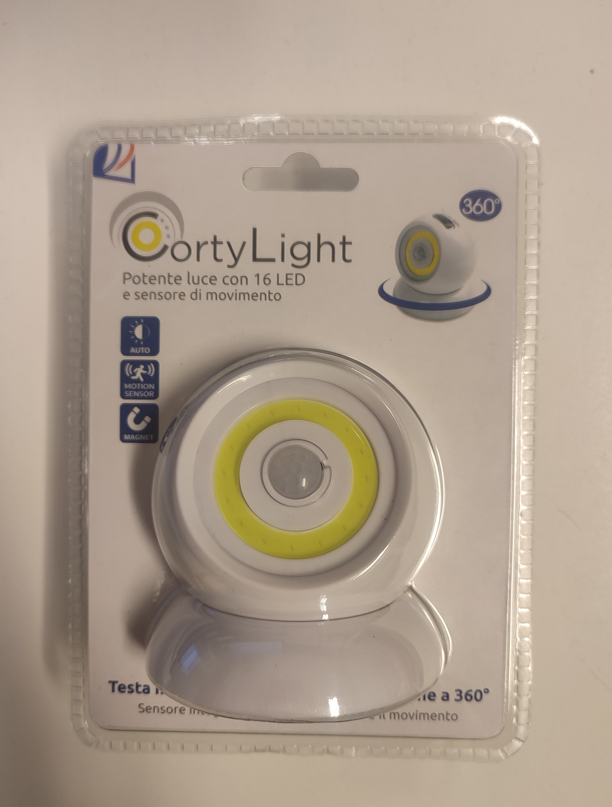 Luce led Euro Marketing con sensore di movimento 360 gradi bianco - IGZ217