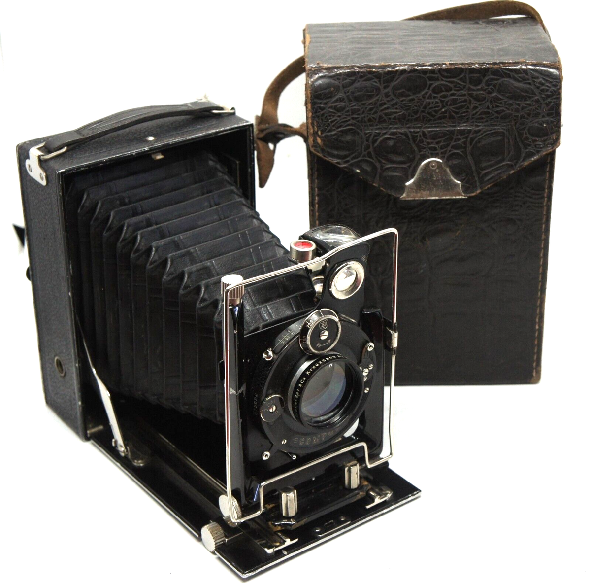EXC Rare 9x12 Folding Plate Camera with Fast lens Schneider Xenar