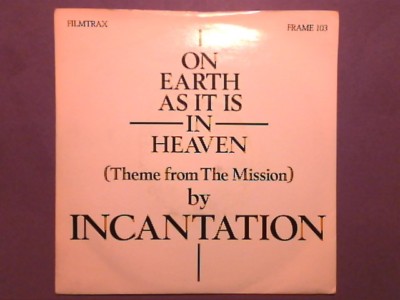 Incantation - On Earth As It Is In Heaven (7'' single) picture sleeve FRAME 103
