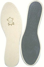 6 Paar BNS echte Leder Sohlen mit Aktivkohle  Einlegesohlen Einlagen