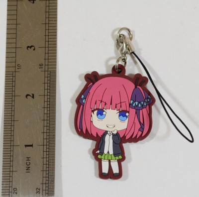 The Quintessential Quintuplets Nino Nakano Rubber Strap Keychain