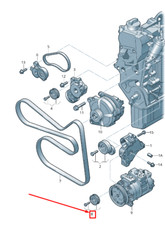 Poulies diverses Audi A1