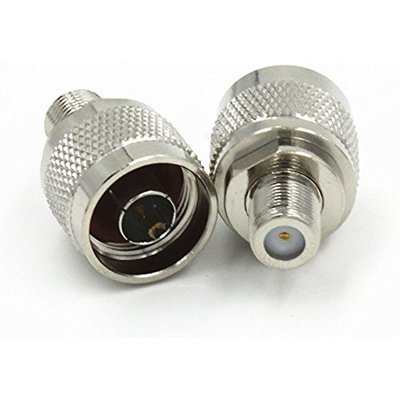1pc N male plug to F female jack RF adapter connector 50ohm Quick USA Shipping