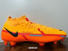 NIKE PHANTOM GT 2 PRO DF FG LASER ORANGE BRIGHT CRIMSON DC0759-808 SOCCER SZ 11