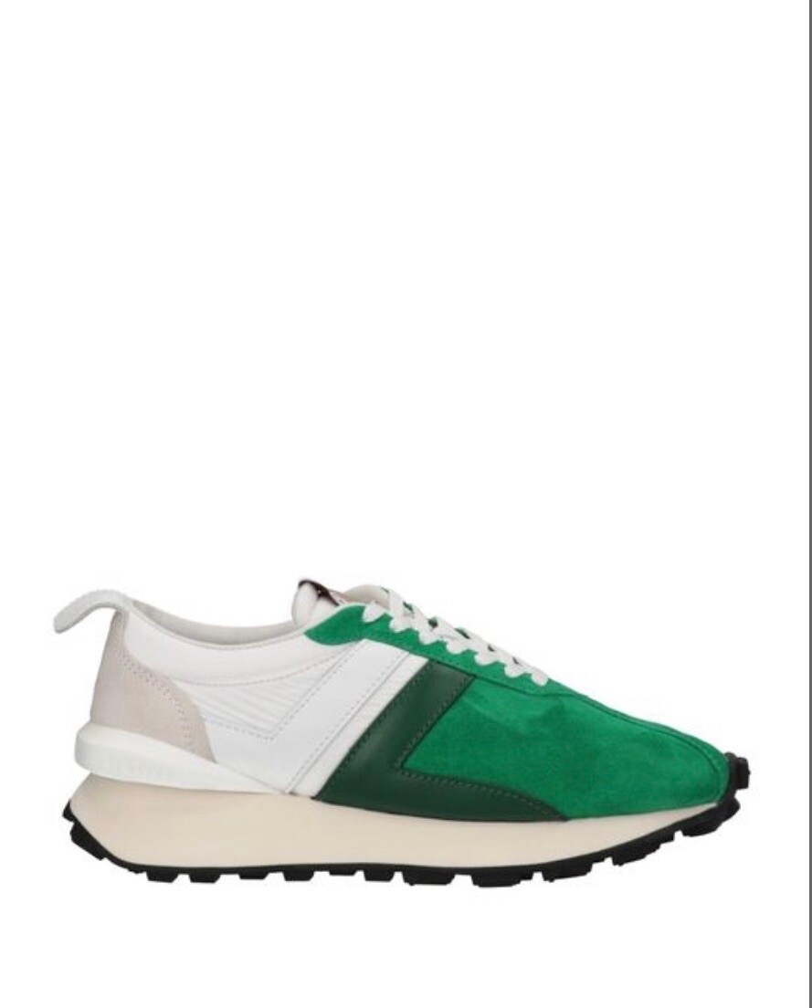 NEW!Lanvin Bumper Sneakers White/Green 11US/44EU | eBay