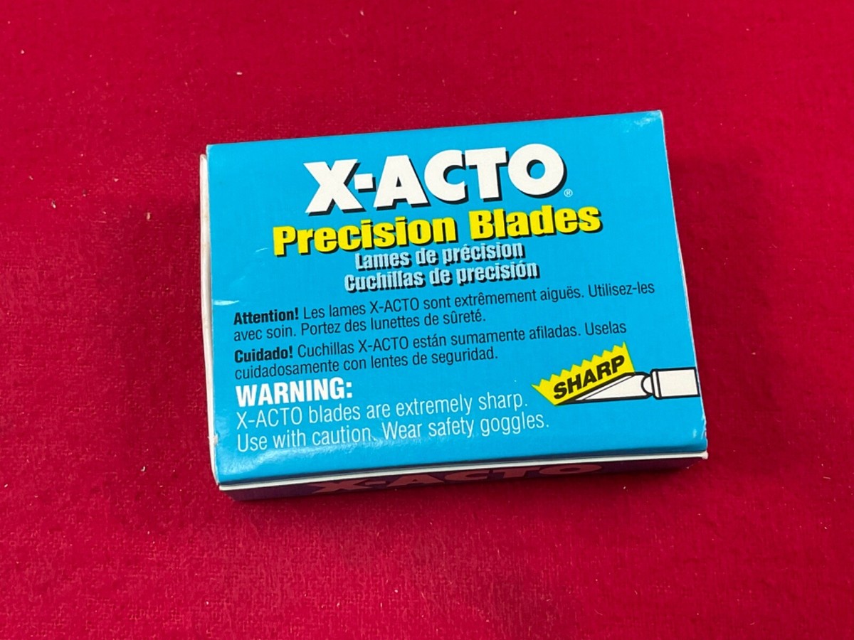 X-ACTO 617 X617 LIGHTWEIGHT CHISELING #17 KNIFE BLADES 100