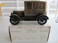 Vintage Banthrico, Inc. Coin Bank 1926 Model T Ford, NEW, Merchants Bank