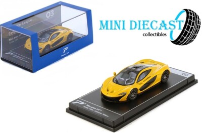 POSTERCARS 1:64 SCALE Mclaren P1 VOLCANO ''Yellow'' HYPERCAR LEAGUE COLLECTIO #03