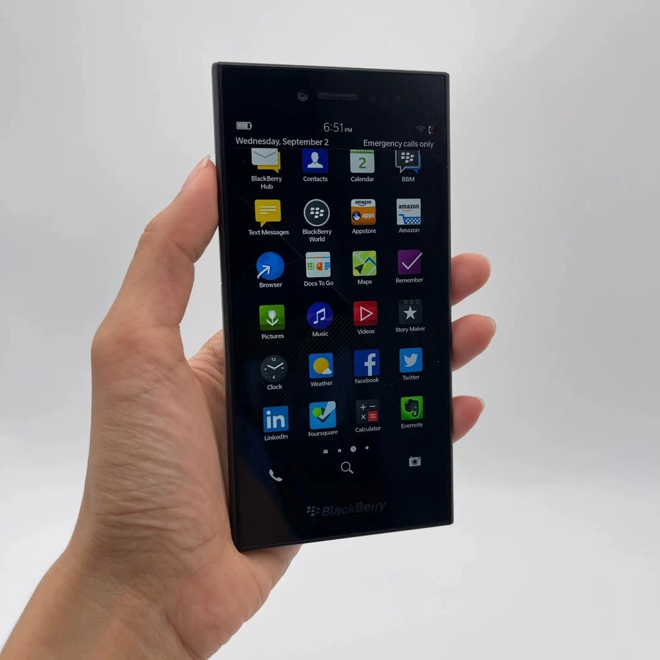 Original Blackberry Leap Z20 BlackBerryOS 5.0" 16GB ROM QWERTY Mobile Phones - Image 3 of 4