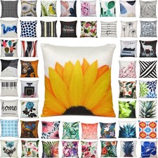 Oussum Square Cushion Cover Living Room Decorative Throw Pillow Case 16" 18" 20"