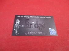 The Bridge "MC Escher Inspired Puzzler" Video Game PAX 2010 Promo Business Card
