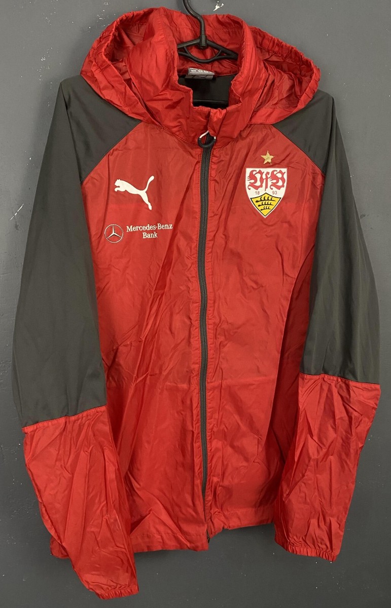 PUMA MEN'S VfB STUTTGART 2017/2018 RAIN JACKET TRAINING SOCCER