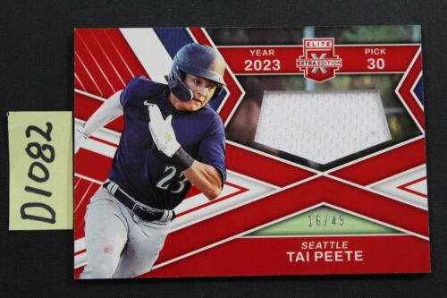 2023 Panini Elite Extra Edition - TAI PEETE - SP Jersey Relic /49 (D1082 - Picture 1 of 2