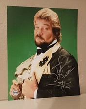 The Million Dollar Man Ted Dibiase signed Promo Photo, WWE, WWF, authenticated
