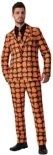 Men's Pumpkin Suit & Tie Costume Halloween