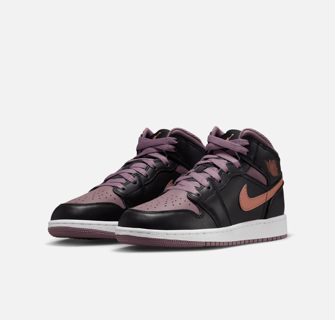 Nike Air Jordan 1 Mid SE Shoes Black Sky J Mauve FB9911-008 Nike Air Jordan 1 Mid SE Shoes Black Sky J Mauve FB9911-008