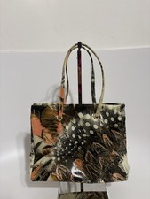 Vtg Roberto Cavalli Feather Print Plastic Tot...