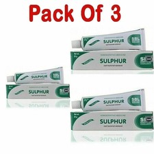 3X SBL Homeopathy Sulphur 10 Cream Ointment for Skin care