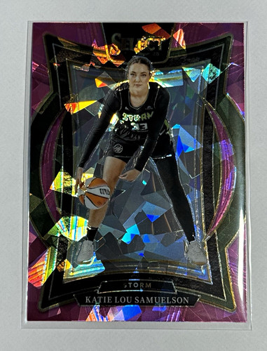 Panini 2025 WNBA Select Concourse Pink Ice Prizm Katie Lou Samuelson Storm #53