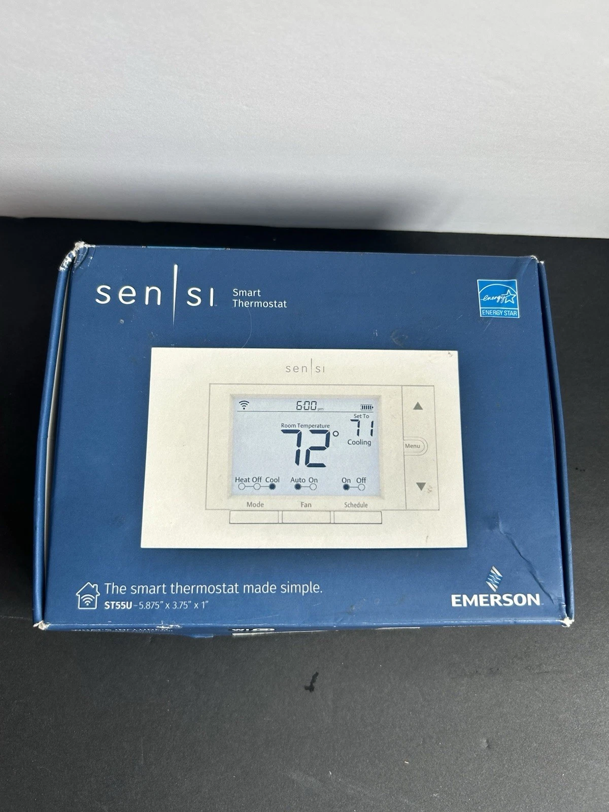 NEW Open Box Sensi Smart Thermostat ST55U WiFi Programmable White
Opens in a new window or tab