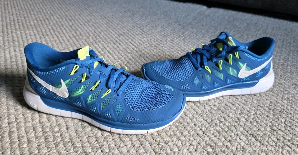Nike Men’s Free Trainer 5.0. Rare 2014 Retro. Gray/Yellow. Very Lightly Worn. Nike Free Running Shoe 5.0+ Grey/Yellow main image 2