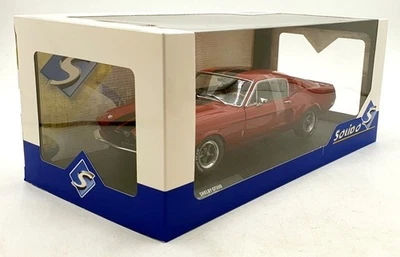 Solido 1:18 Ford Mustang Shelby GT500 1967 Sportwagen Burgundy Schwarz Glanz - Bild 1 von 4