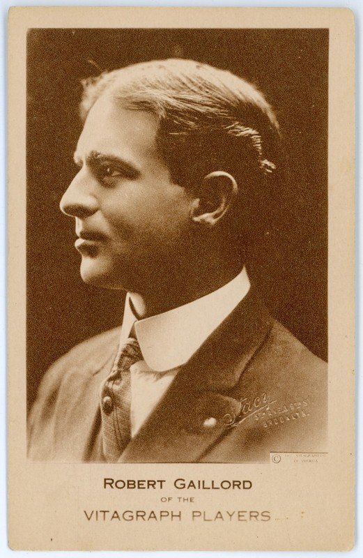 Antique 1912 Arcade Robert Gaillord Vitagraph Players Silent Film Actor Director