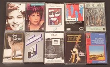 Lot of 10 Assorted Music Cassette Tapes - Jazz, Classical, Pop GC