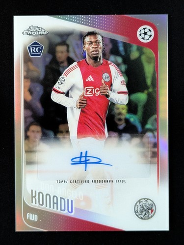 2025-26 Topps Chrome UEFA DON-ANGELO KONADU Rookie RC Auto Refractor SP #CA-DK