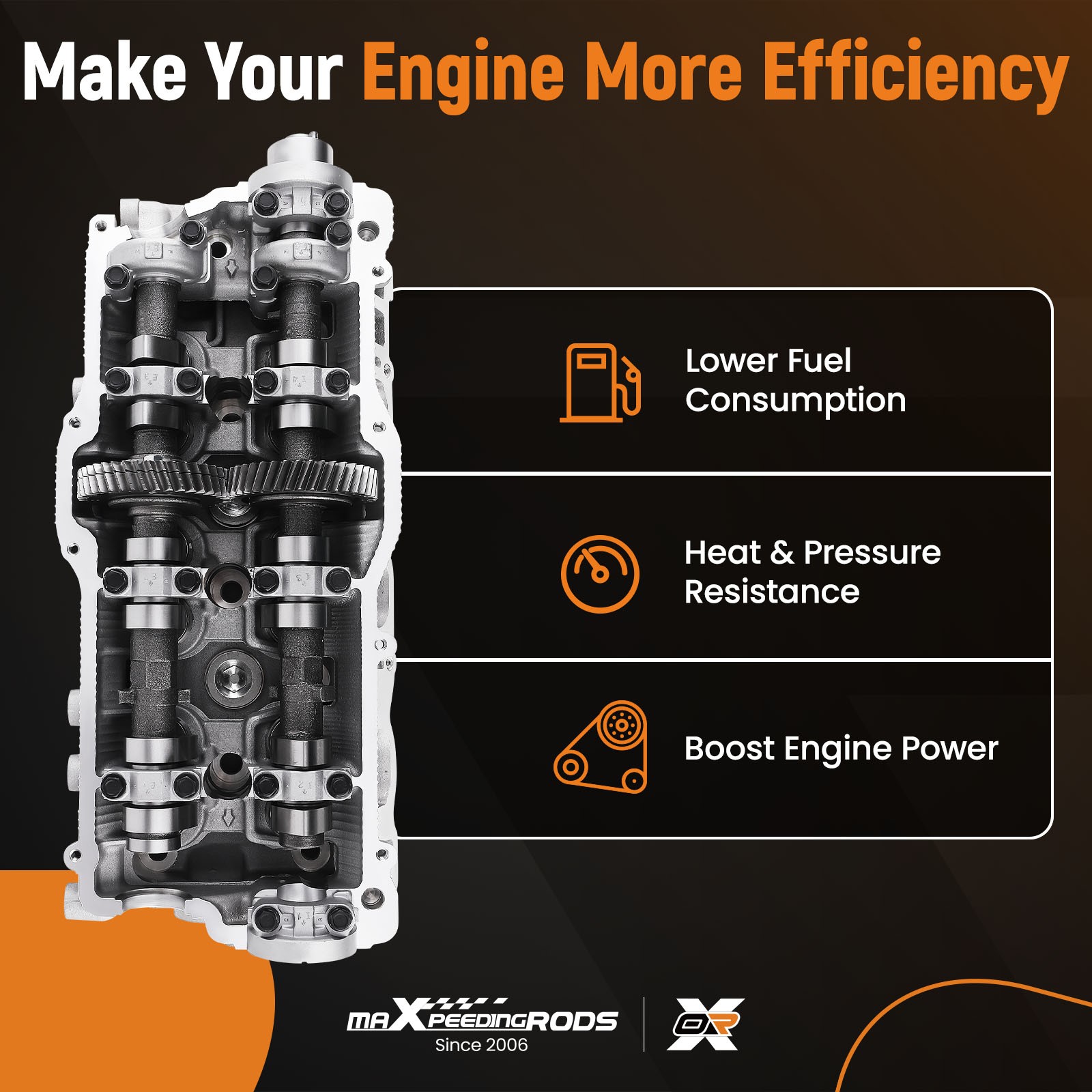 Cylinder Head Assembly for Toyota 4runner Tacoma T100 3.4L 5VZFE 1110169135