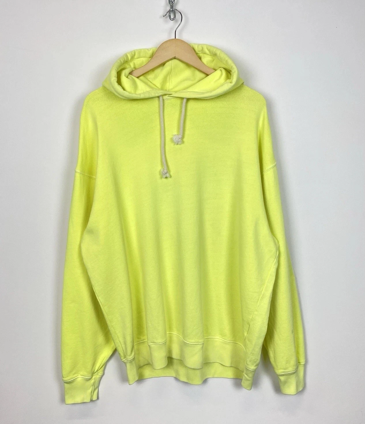 Acne Studios Fest. Stockholm 2019 Felpa con Cappuccio Uomo Taglia S Verde Tossico Designer Top