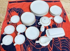 Royalton China Co. Japan Translucent Porcelain Golden Elegance - 31 pieces