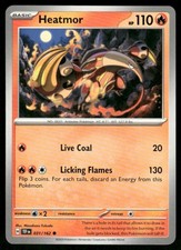 heatmor pokemon card Pokemon Card Japanese Heatmor 016/086 sv11W U TCG — ToysOneJapan main image 1