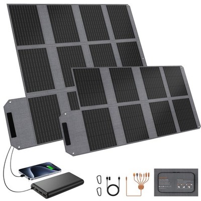 120 80 40 Watt Solarpanel Faltbar USB-C for ECOFLOW RIVER 3 Plus Powerstations