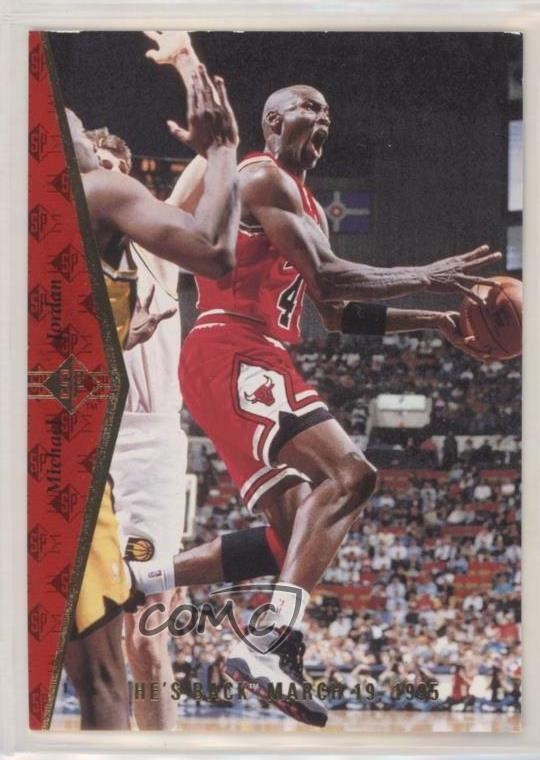 1994-95 SP Michael Jordan He's Back Red Michael Jordan #MJ1 HOF 03rx