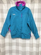 Columbia Vintage 90s Radial Sleeve Bugaboo Blue Purple Ski Jacket Women s Small